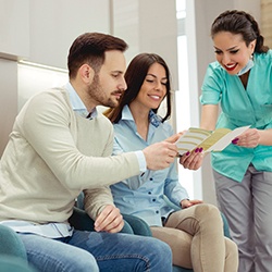 couple talking about which cosmetic treatment is right for them