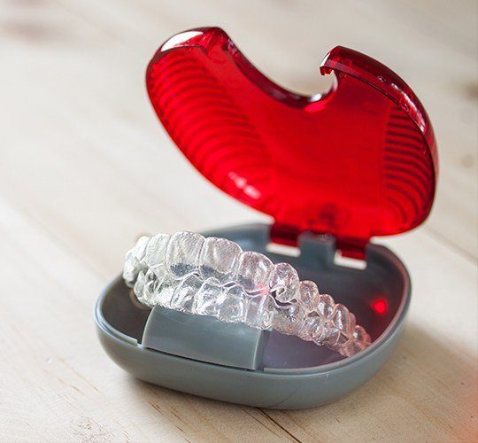 invisalign in red case