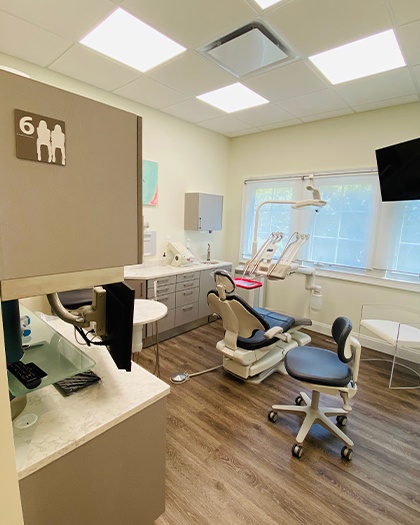 beautiful exam room