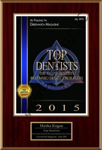 2015 Top Dentists Plaque